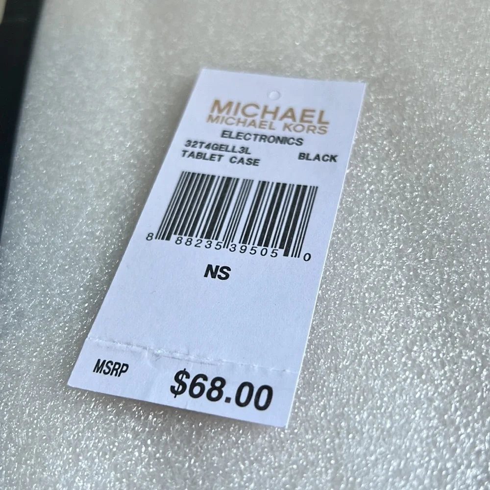 NWT - Michael Kors Black Tablet Case